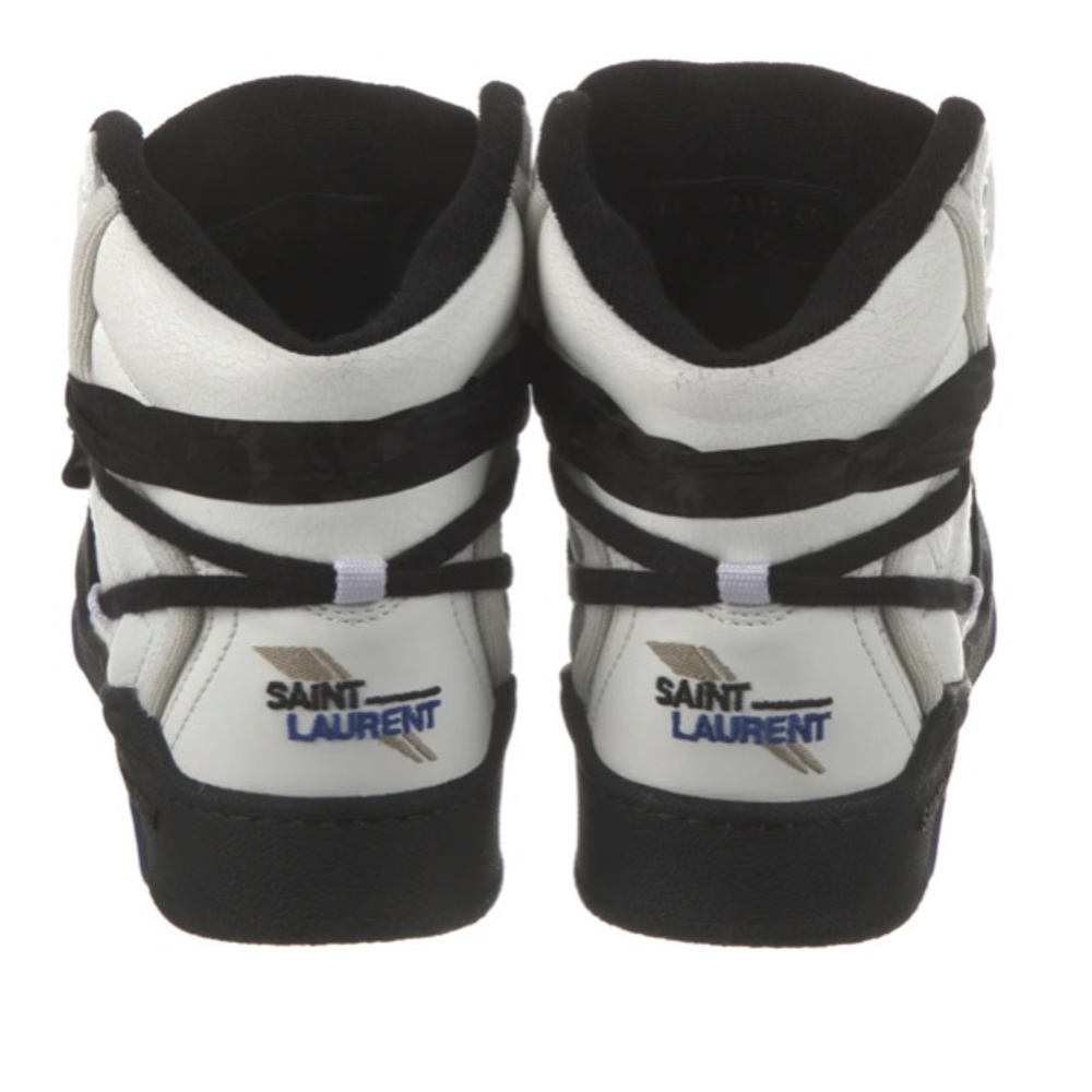 COPY - Saint Laurent - Leather Wedge Sneakers - Picture 11 of 13